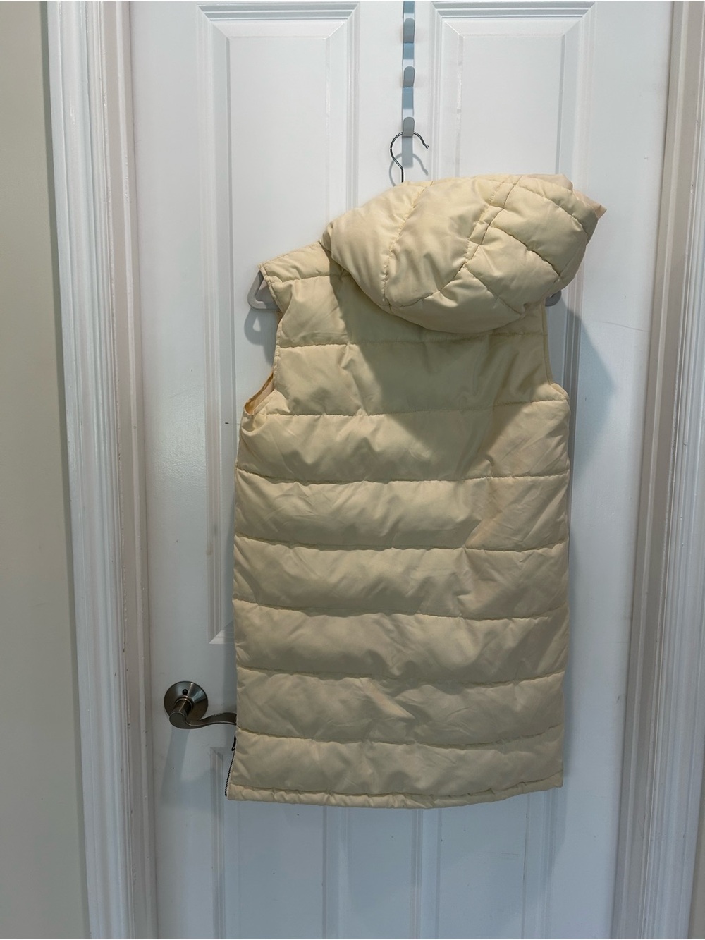 Swiss Tech Cream Hooded Puffer Vest size 4/6 - Picture 5 of 9